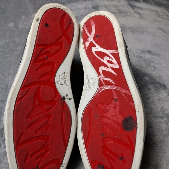 Christian Louboutin Multicolor Leather Rantus Orlato Sneakers Size 43.5 US 10.5 - Picture 10 of 14